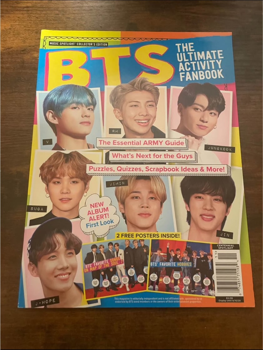 The Ultimate Activity Fanbook BTS magazine
